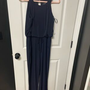 Enfocus Studio Dark Blue Jumpsuit